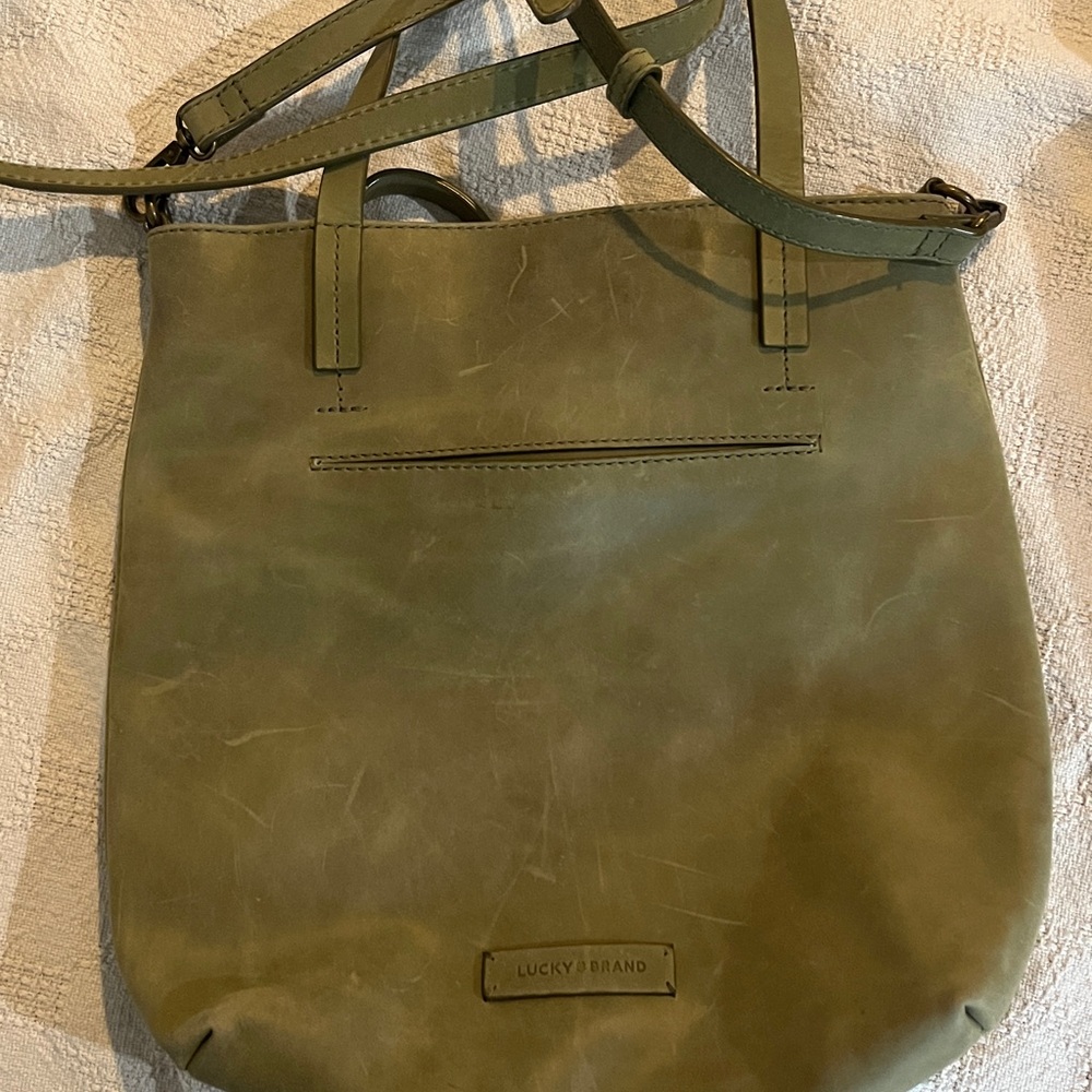 Lucky Brand Sage Green Shoulder Bag